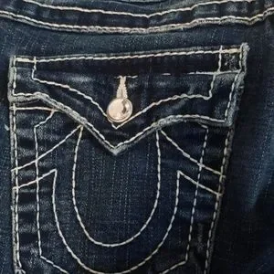 TRUE RELIGIONトゥルーレリジョン DISCO JULIE BIG T True Religion Disco Julie Big T Jeans Size 29 Blue at Amazon
